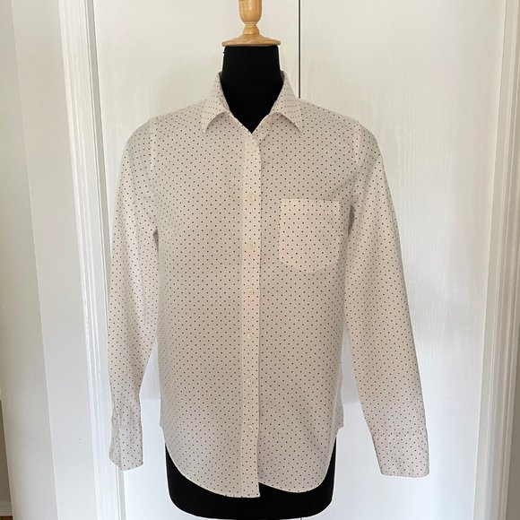 J. Crew Polka Dot Button Down Shirt - Picture 1 of 13